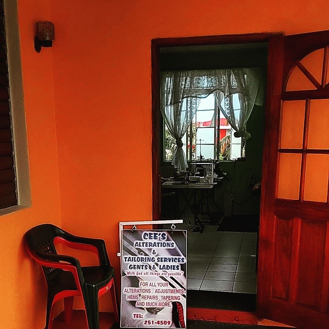 Storefront of Cee's Alterations and Tailoring Services